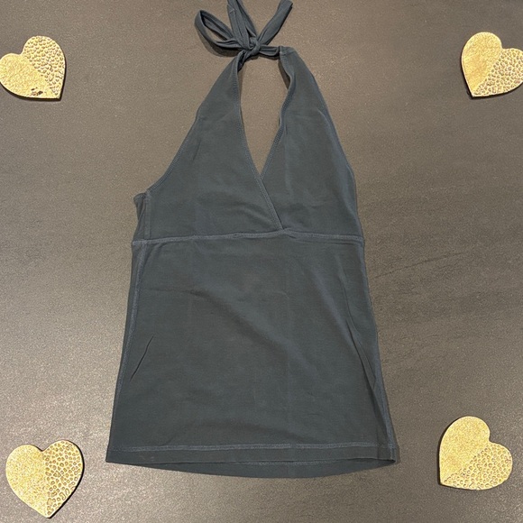 lululemon athletica Dark Gray Halter Tank Top - Picture 1 of 2